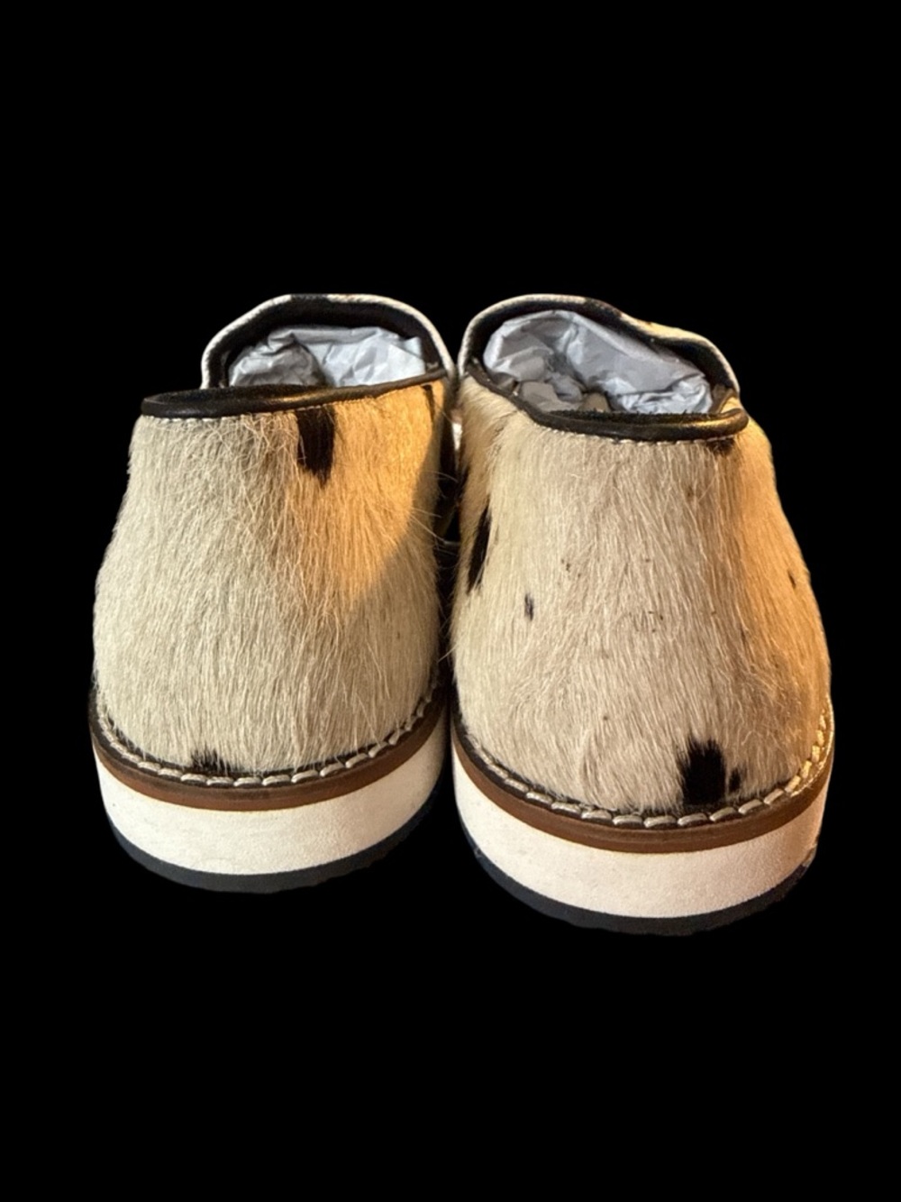 🔥NWT Myra Bag Cowhide Slip-On Loafers with Aztec Print Only 3 Pair Left - Picture 3 of 4